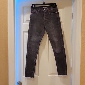 Levi's The Perfect Vintage Jeans black washed wedgie skinny style